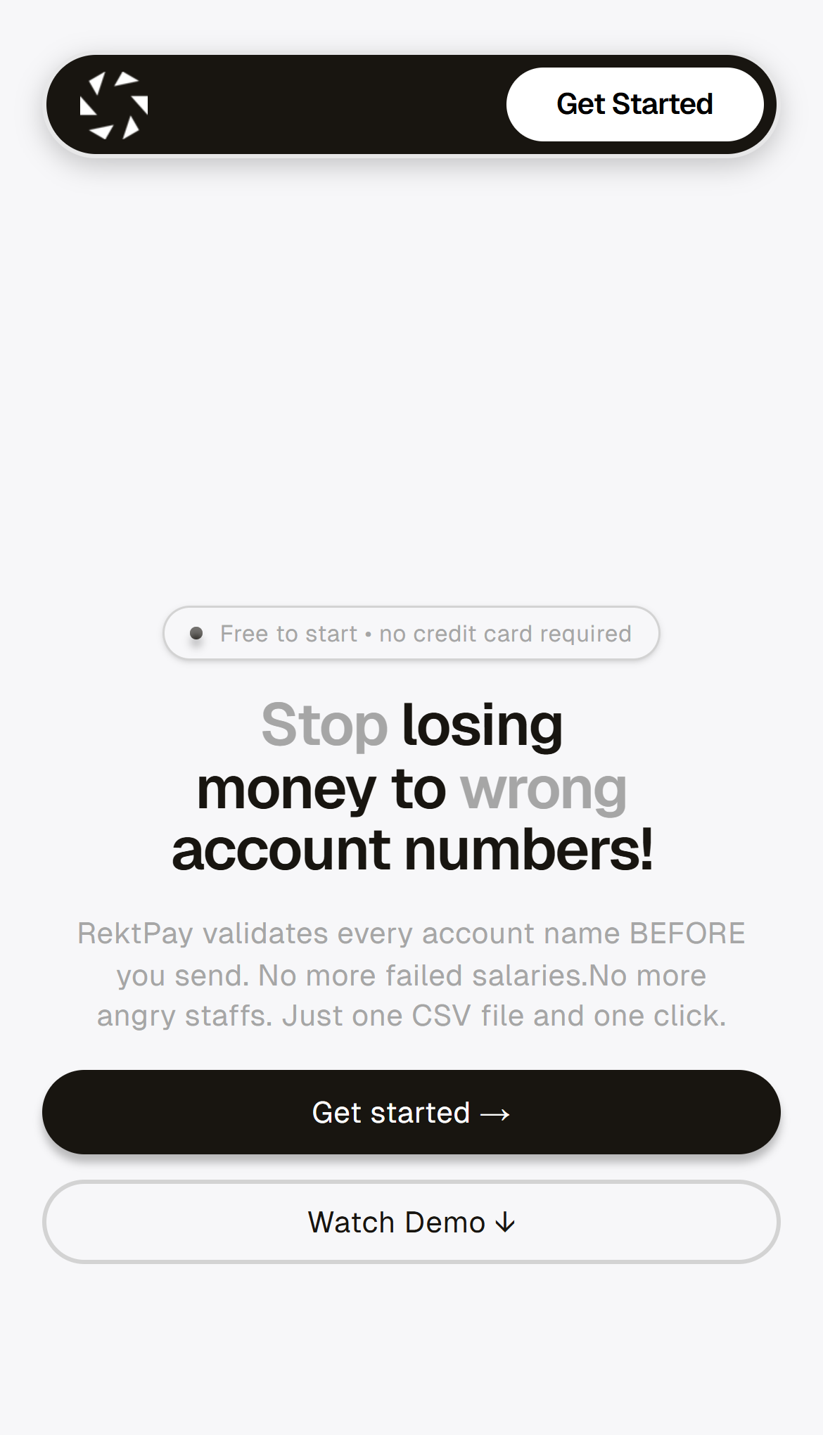 RektPay interface