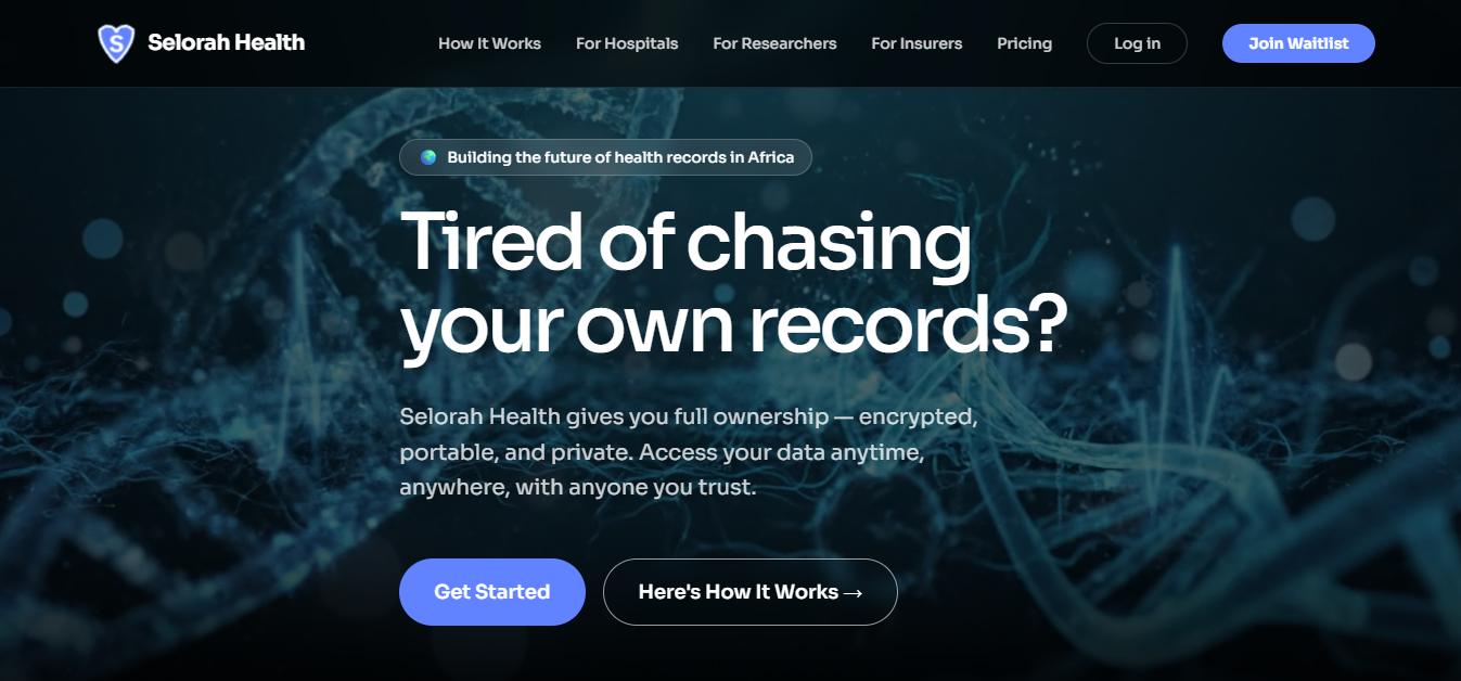 Selorah Health interface